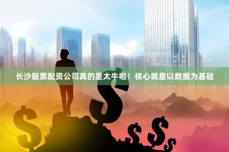 长沙股票配资公司真的是太牛啦！核心就是以数据为基础